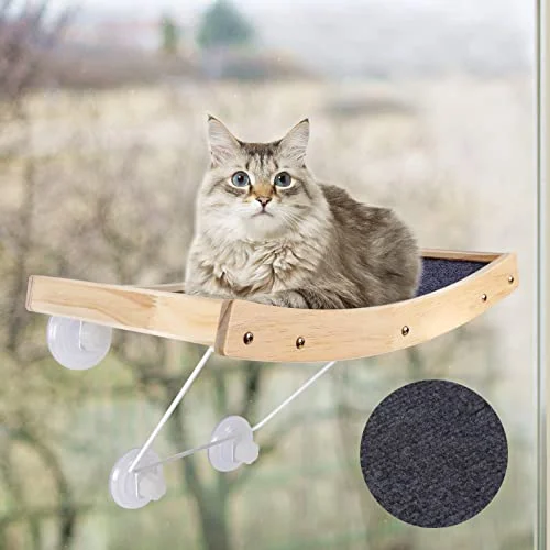 Cat Hammock-Cat Wood Cat Window Lounger